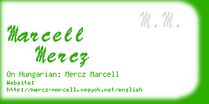 marcell mercz business card